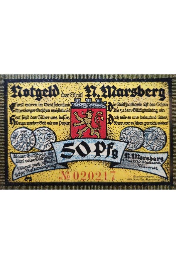 Edi Antik Alman Notegeld 1921 Tarihli. Orijinal Dönemine Ait Temiz Durumda - Image 1