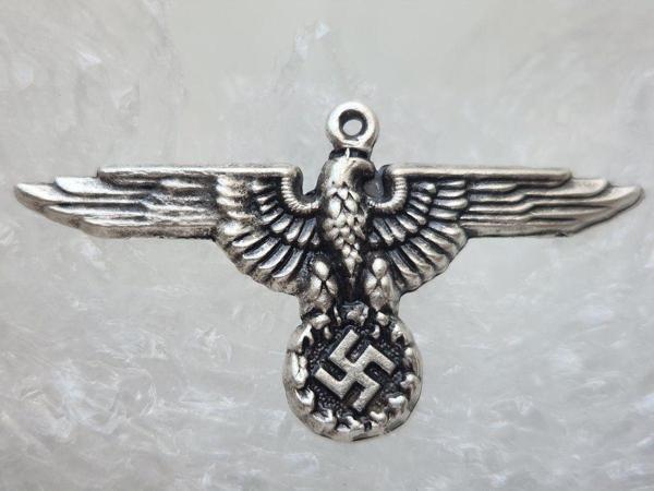 Edi Antik Alman Reich Kolye Ucu 2. Baskı. Orijinalinden Baskı Yapılmış. Reich Kolye Ucu. Eni 6Cm Boyutunda. - Image 1