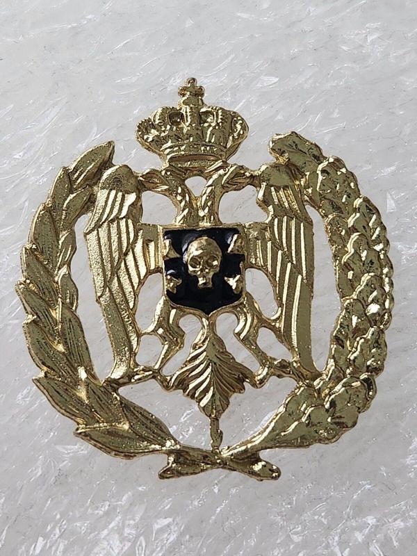 Edi Antik Balkanlar Sırp Çift Bașlı Kartal 5Cm Bröve. Nadir Kartal Rozet Balkan Askeri Bröve Dönem. - Image 1