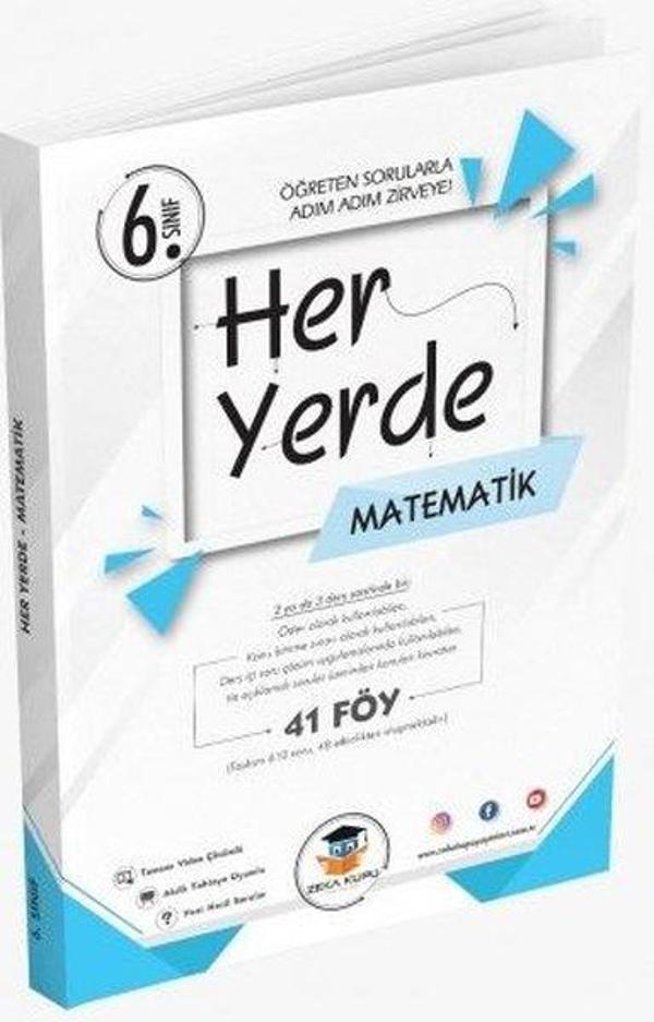 6. Sınıf Her Yerde Matematik 41 Föy - Zeka Küpü Yayınları - Image 1