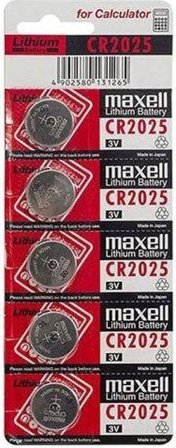 Maxell Cr 2025 Lithium Pil 5’Li Paket - Image 1
