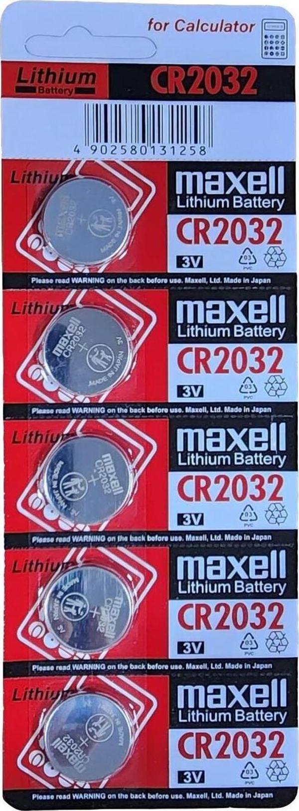Maxell Cr2032 3V Alkalin Pil - 5'Li - Image 1