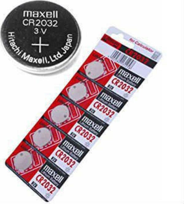 Maxell Cr2032 3Volt Lityum Para Pili 5'Li Saat Pili Düğme Pil - Aynı Gün Hızlı Gönderim - Image 1