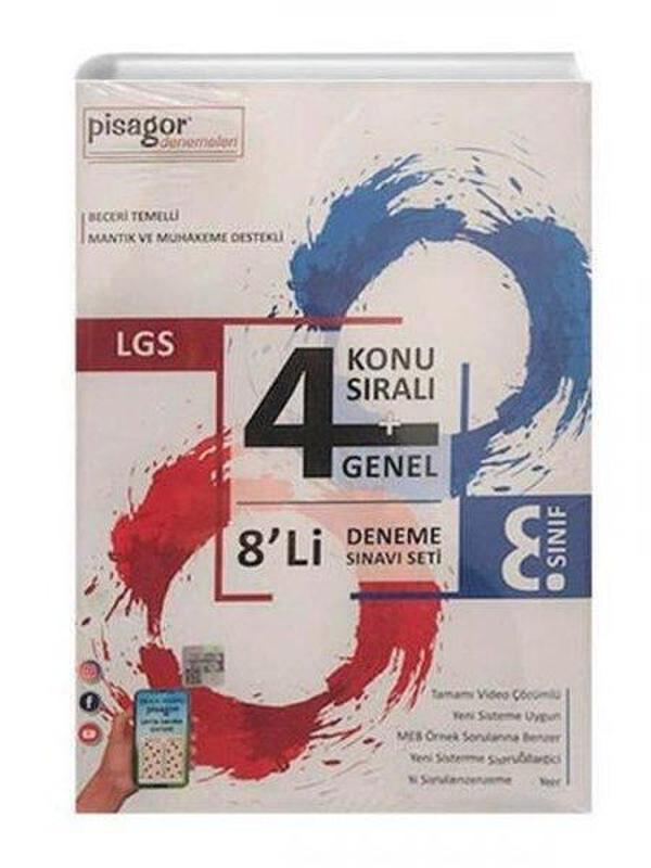 8. Sınıf Pisagor 8li Deneme Seti - Zeka Küpü Yayınları - Image 1