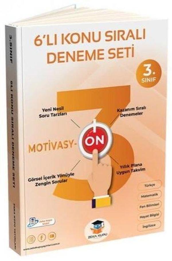 3. Sınıf 6'lı Konu Sıralı Deneme Seti - Zeka Küpü Yayınları - Image 1
