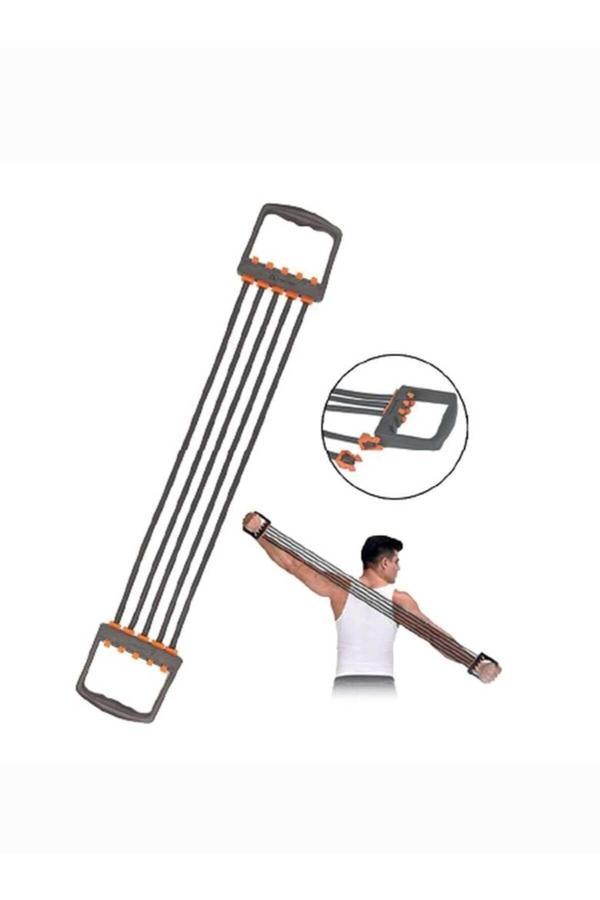 Çeçen Home Egzersiz Direnç Yayı Triathlon Ayarlanabilir Sertlik Ayarı 5 Kademe Ağırlık ( 5Kg - 25 Kg ) - Image 1