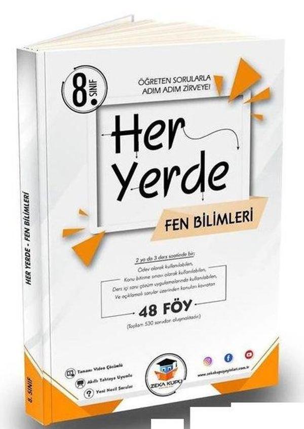 8. Sınıf Her Yerde Fen Bilimleri 48 Föy - Zeka Küpü Yayınları - Image 1