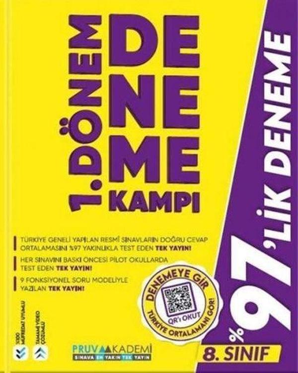 8. Sınıf 1. Dönem Deneme Kampı - Pruva Akademi - Image 1