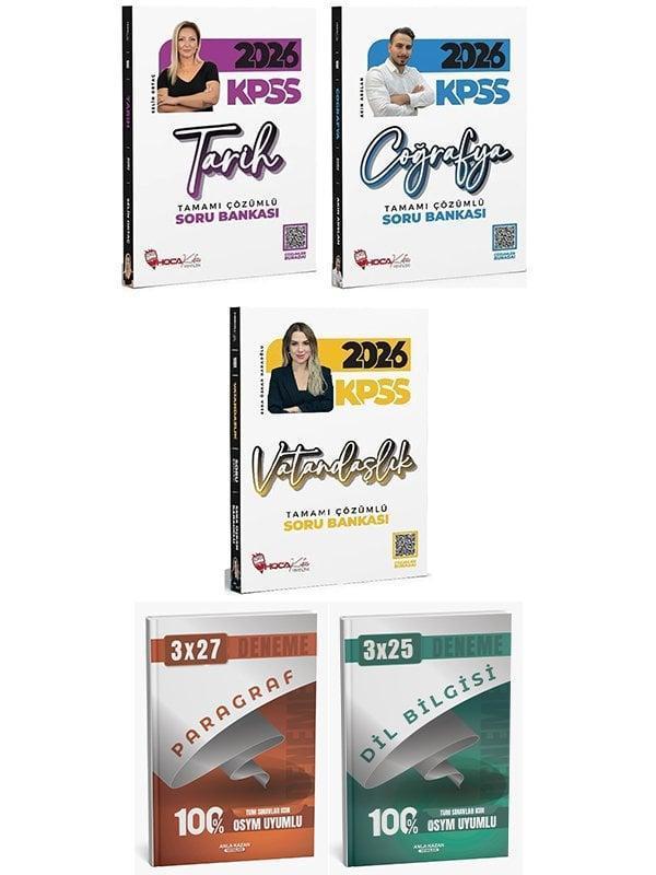 Anla Kazan + Hoca Kafası 2026 KPSS Tarih + Coğrafya + Vatandaşlık Soru Bankası 3 lü Set Anla Kazan + Hoca Kafası Yayınla - Anla Kazan Yayınları - Image 1