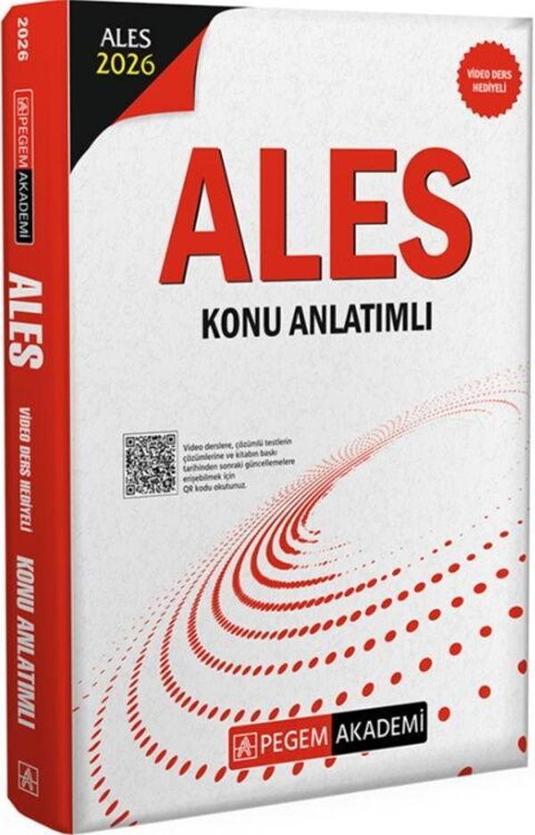 Pegem Yayınları 2026 ALES Konu Anlatımlı - Pegem Akademi Yayıncılık - Image 1