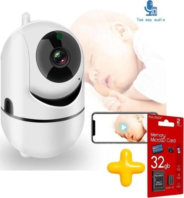 Hafıza Kartlı Wifi Kamera Bebek Telsiz Kamera Hareket Algılama İle İzleme Ses Dinleme - Image 1
