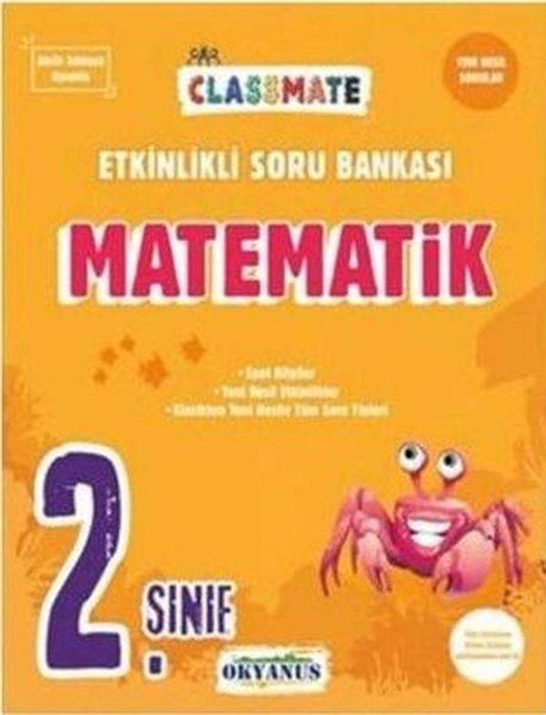 2. Sınıf Classmate Matematik Etkinlikli Soru Bankası - Okyanus Eğitim - Image 1