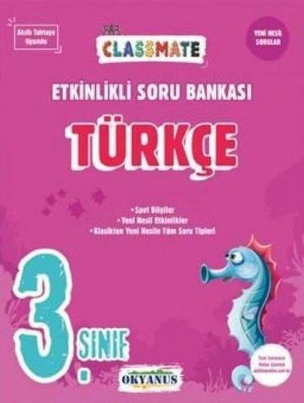 3. Sınıf Classmate Türkçe Etkinlikli Soru Bankası - Okyanus Eğitim - Image 1