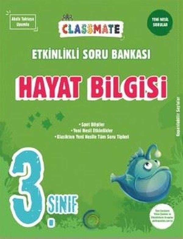 3. Sınıf Classmate Hayat Bilgisi Etkinlikli Soru Bankası - Okyanus Eğitim - Image 1