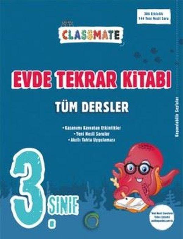 3. Sınıf Classmate Tüm Dersler Evde Tekrar Kitabı - Okyanus Eğitim - Image 1