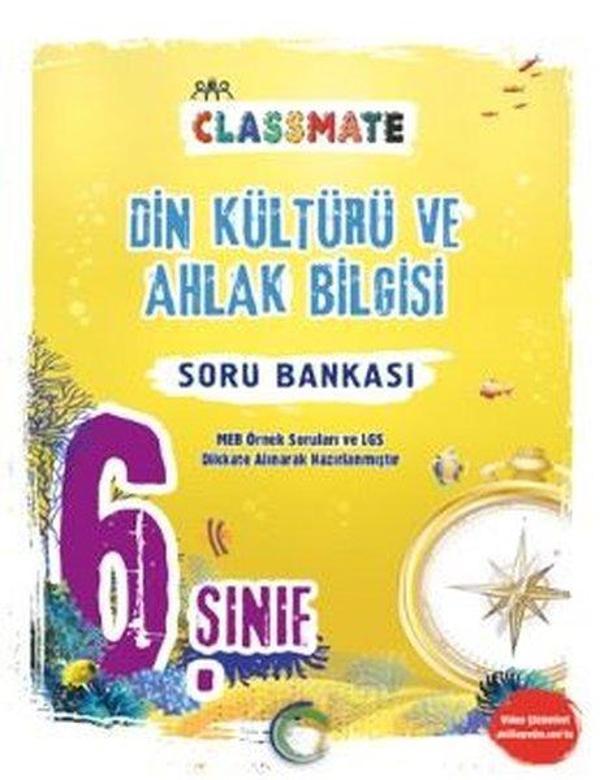 6. Sınıf Classmate Din Kültür Ve Ahlak Bilgisi Soru Bankası - Okyanus Eğitim - Image 1