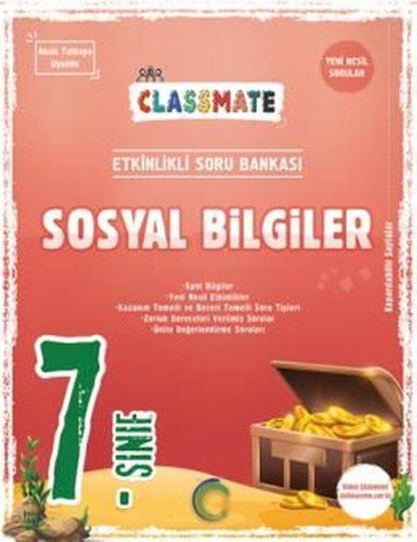 7. Sınıf Classmate Sosyal Bilgiler Soru Bankası - Okyanus Eğitim - Image 1