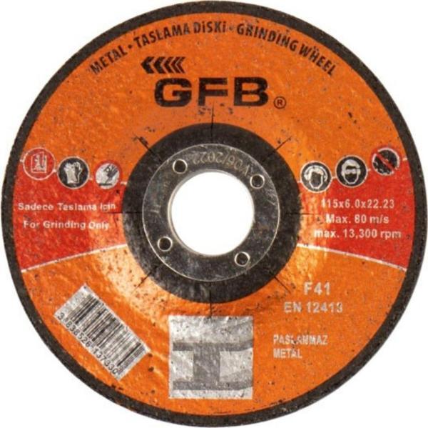 Gfb Metal Taşlama Taşı 180X80 (10 Adet) - Image 1