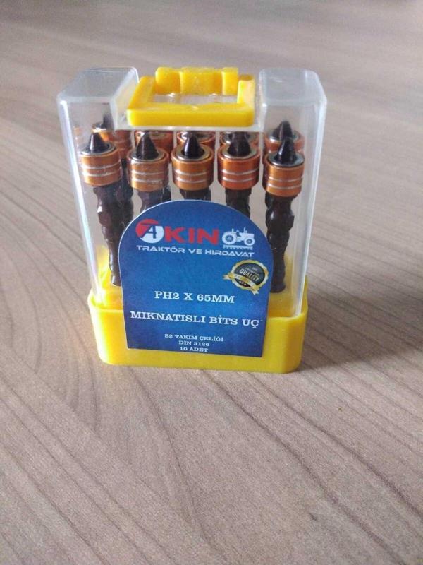Akın İki Yönlü 10'Lu Mıknatıslı Bits Uç Ph2 X 65Mm - Image 1