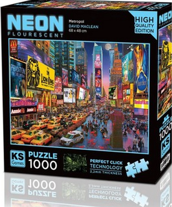 KS Games Neon Dawn Tryst Puzzle 1000 Parça 20765 - Image 1