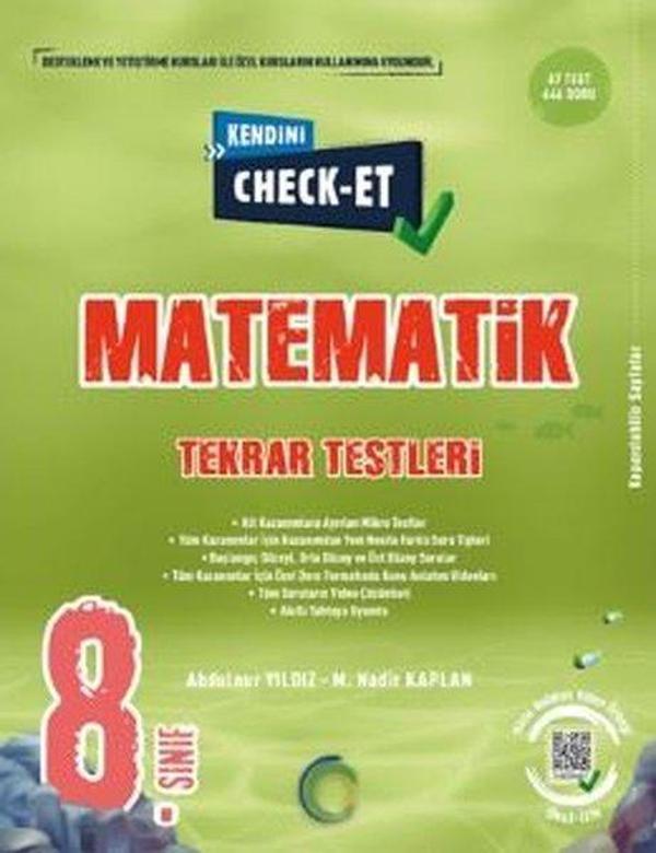8. Sınıf Kendini Check - Et Matematik Tekrar Testleri - Okyanus Eğitim - Image 1