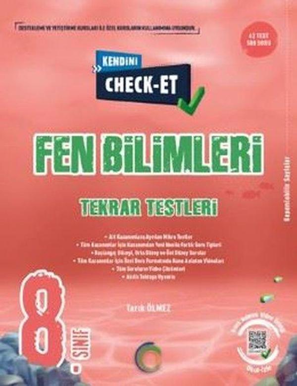8. Sınıf Kendini Check - Et Fen Bilimleri Tekrar Testleri - Okyanus Eğitim - Image 1
