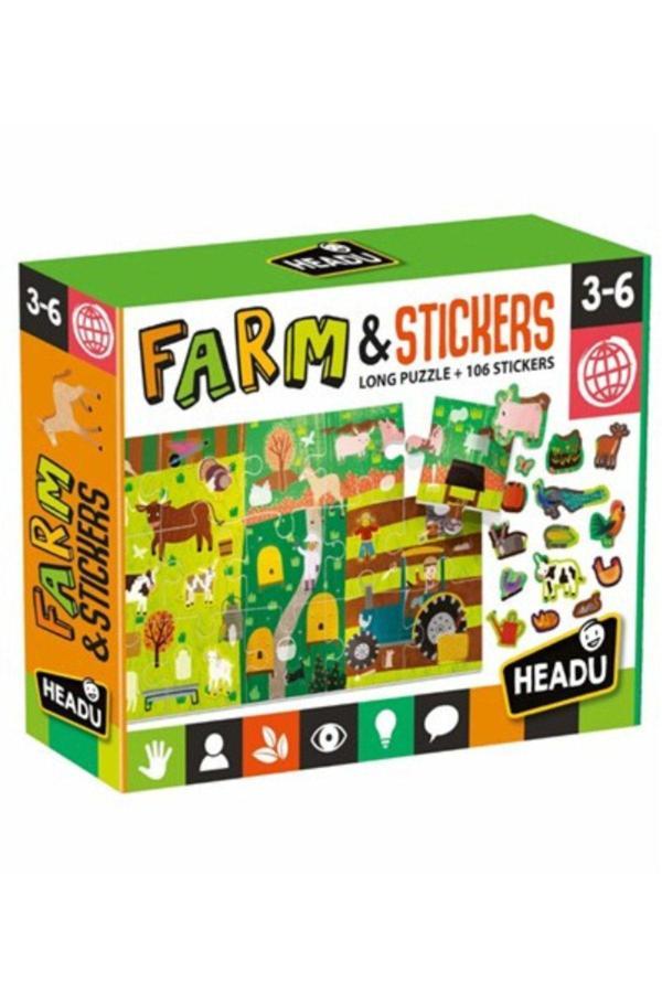 Puzzle + Stickers The Farm - Image 1