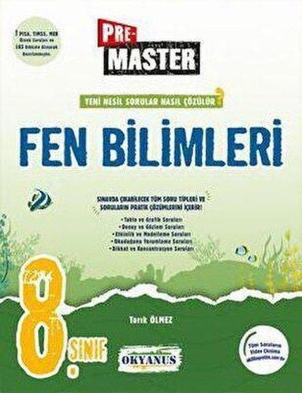 8. Sınıf Pre Master Fen Bilimleri Soru Bankası - Okyanus Eğitim - Image 1