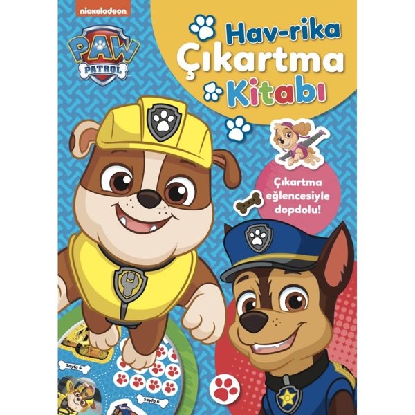 Paw Patrol Hav-rika Çıkartma Kitabı Eğitici Çocuk Kitabı - Image 1