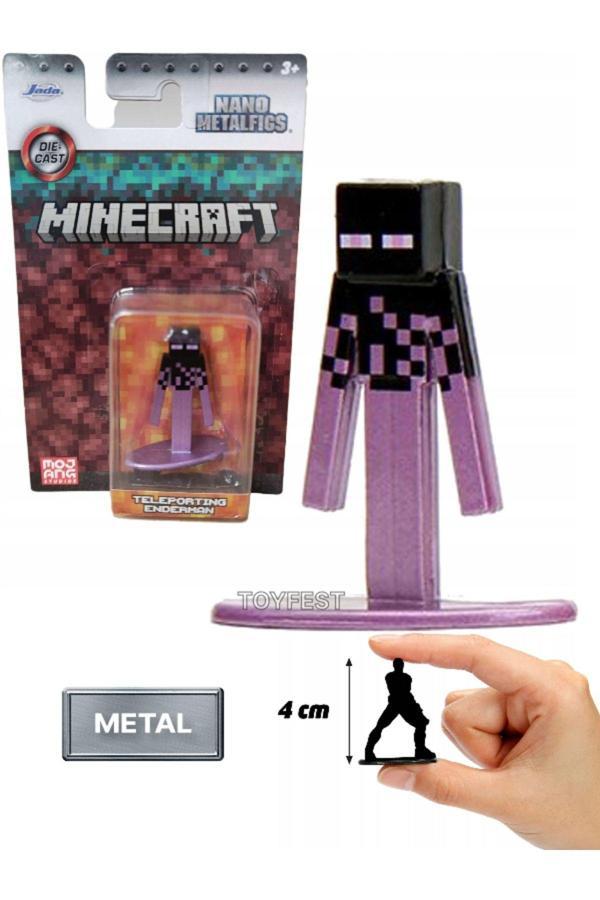 Jada Nano Metalfics Minecraft Metal Döküm Die - Cast Mini Figür - Teleporting Enderman - 4 cm - Image 1