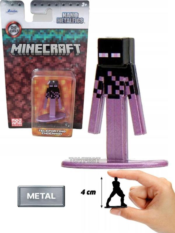Jada Nano Metalfics Minecraft Metal Döküm Die - Cast Mini Figür - Teleporting Enderman - 4 cm - Image 1