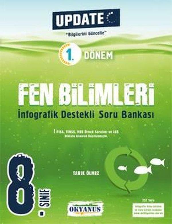 8. Sınıf Update 1. Dönem İnfografik Destekli Fen Bilimleri Soru Bankası - Okyanus Eğitim - Image 1