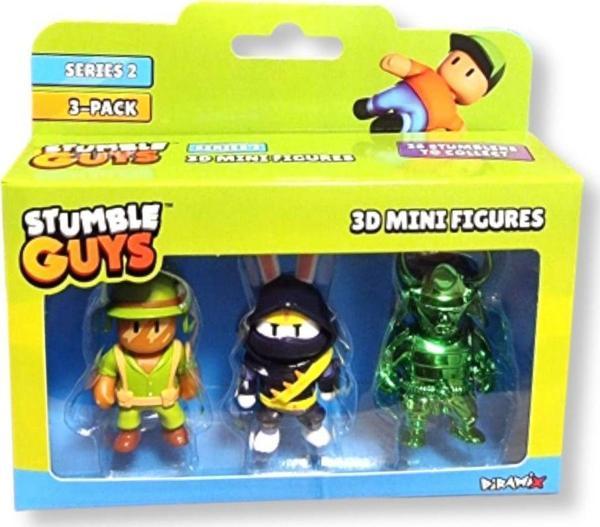 Stumble Guys Seri 2 - 3D Mini 3 lü Figür Seti - Private Davis - Furiken - Sei Taishogun - Image 1