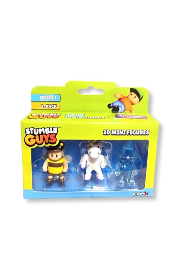 Stumble Guys Seri 2 - 3D Mini 3 lü Figür Seti - Stumblebee - Sprinkles - DiamondBanana - Image 1
