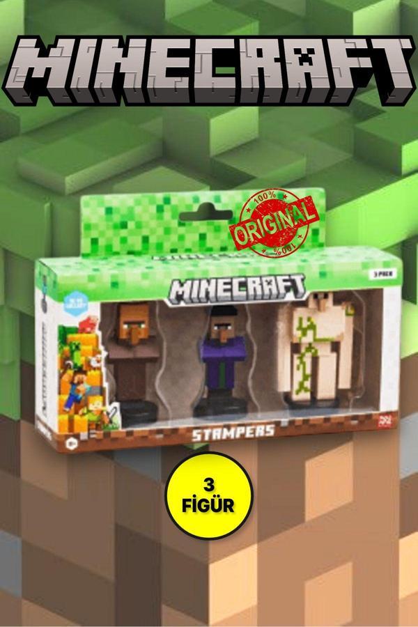 Minecraft 3D Figür Stamper 3'lü Set - MODEL 3 - Image 1