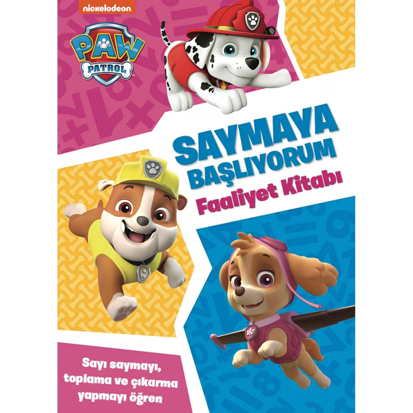 Paw Patrol Saymaya Başlıyorum Faaliyet Aktivite Kitabı 38093BT - Image 1