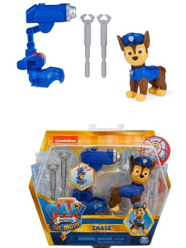 Paw Patrol The Movie Aksesuarlı Kahraman Figürleri - Chase - 7 cm - Image 1