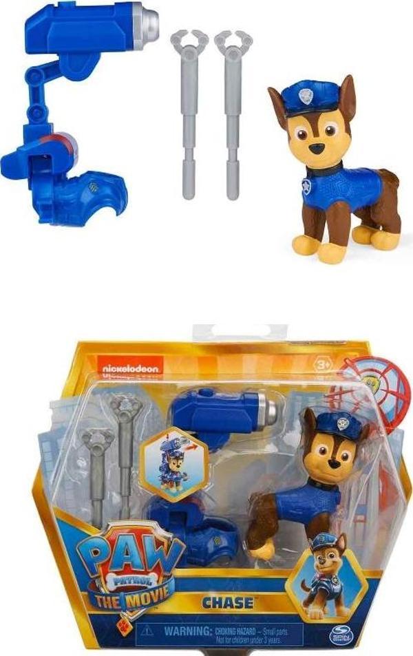 Paw Patrol The Movie Aksesuarlı Kahraman Figürleri - Chase - 7 cm - Image 1
