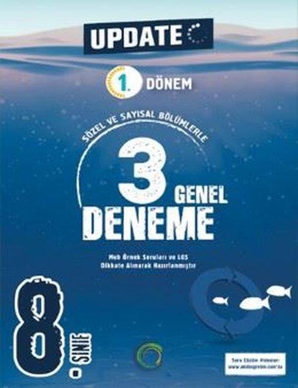 8. Sınıf Update 1. Dönem 3 Genel Deneme - Okyanus Eğitim - Image 1
