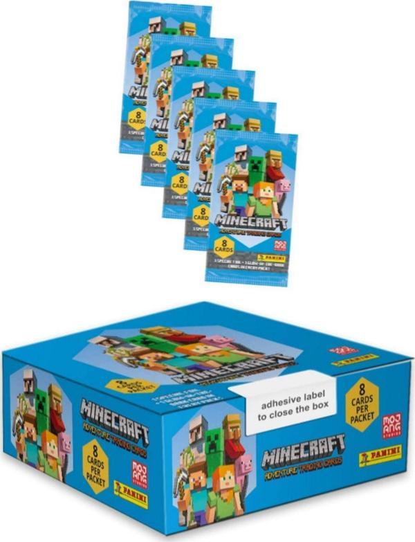 Panini Minecraft Trading Kart - 5 Paket - Image 1
