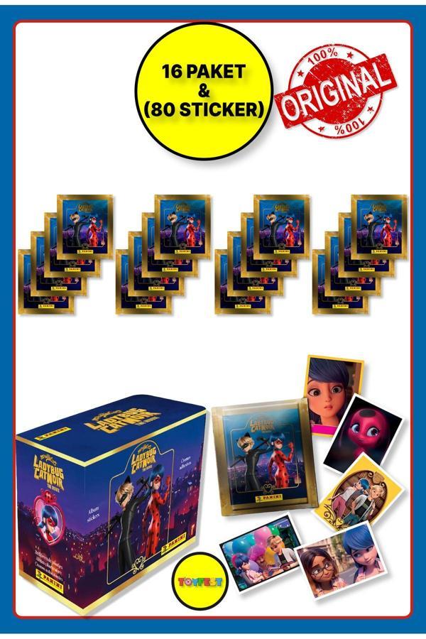 Panini Miraculous Mucize Uğur Böceği Sticker Çıkartma - 16 Paket ( 80 Adet Sticker ) - Image 1