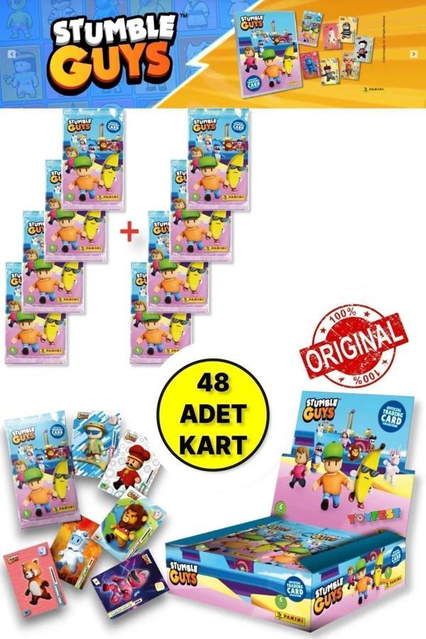 Panini Stumble Guys Koleksiyon Kartları - Çoklu Set - 8 PAKET (48 Adet Kart) - Image 1