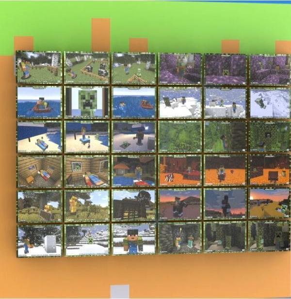 Panini Minecraft Create Explore Survive Trading Card - Minecraft Kartı + 1 PAKET ( 8 Kart ) - Image 1