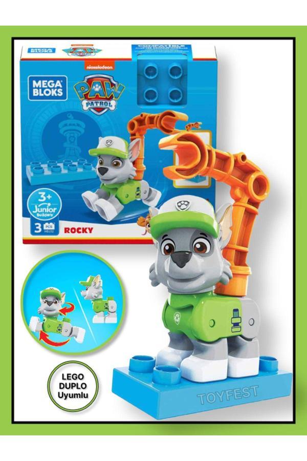 Mega Bloks PAW Patrol The Mighty Movie Film Karakter Lego Figürleri - Rocky - Image 1