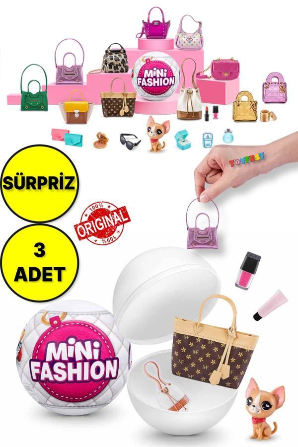 3 ADET Moda Aksesuarları Sürpriz Paket - Minyatür Sürpriz Moda Aksesuar ve Eşyaları - 3 ADET - Image 1