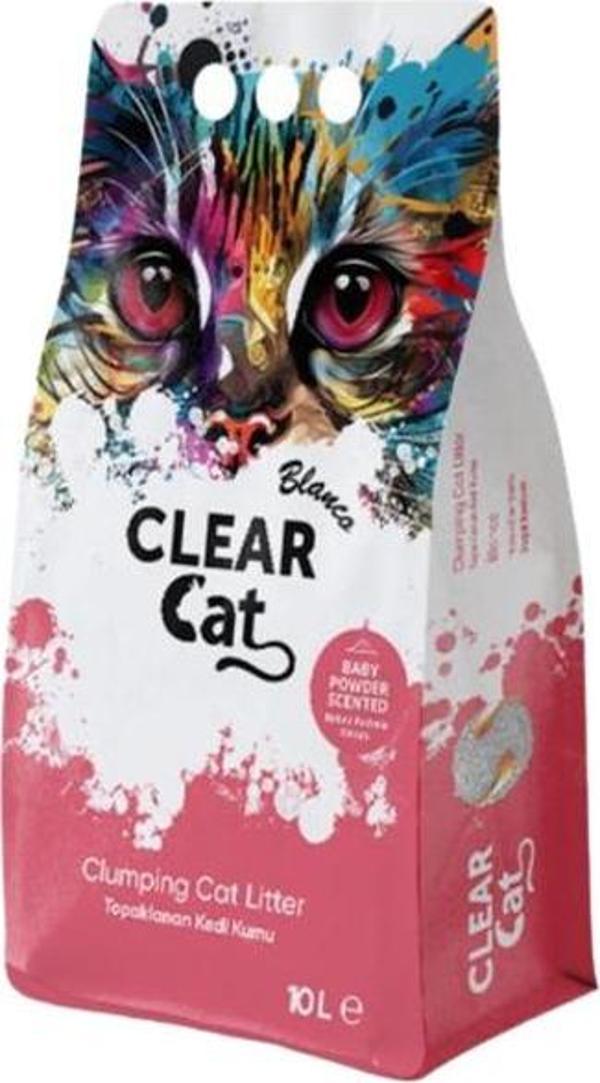 Clear Cat Bebek Pudrası Kokulu Kedi Kumu 10 L - Image 1