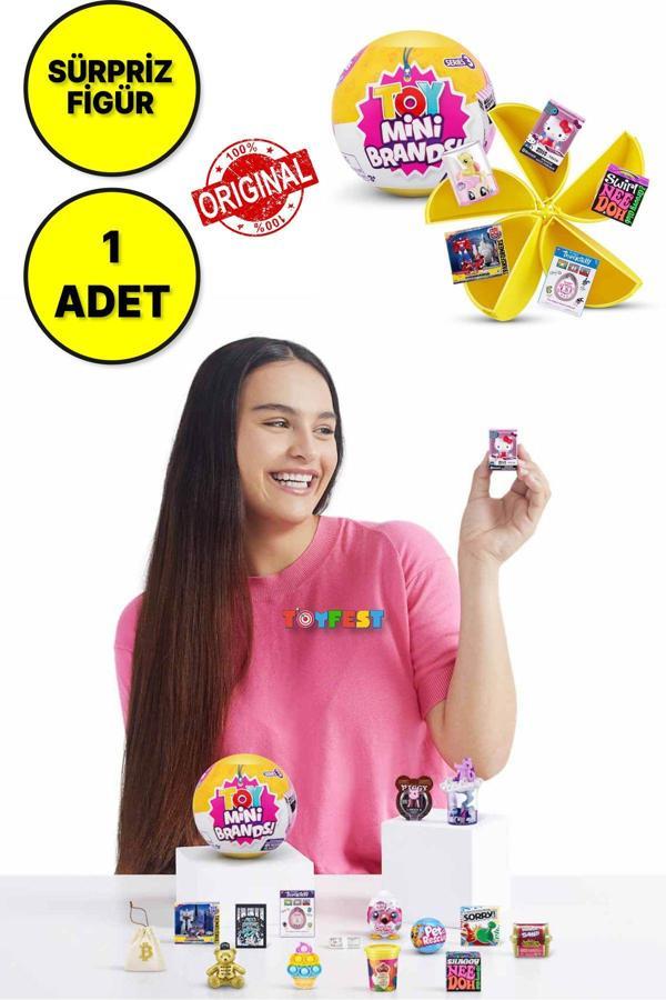 1 Adet - Toy Mini Brands Sürpriz Paket - Popüler Markaların Minyatür Sürpriz Mini Figür Ve Eşyaları - Image 1