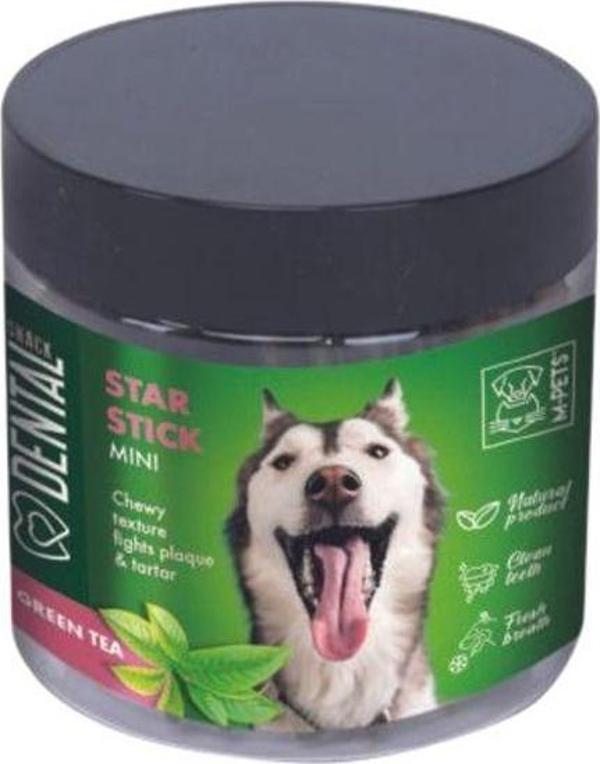 Dental Snack Green Tea Star Stıck Mını Ödül 110 Gr - Image 1