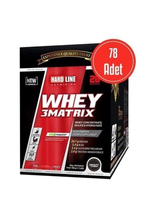 Whey 3 Matrix 30 gr X 78 Adet 2340 gr (26 Çikolata - 26 Çilek - 26 Muz ) - Image 1