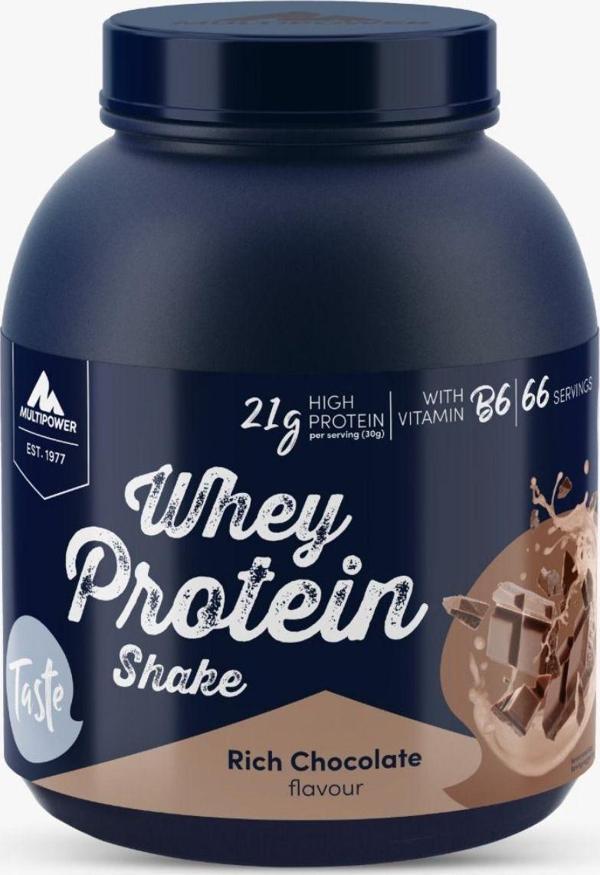 Whey Protein Çikolata Aroma 2000 Gr Protein Tozu Bcaa Glutamin Arjinin Enerji Güç Vitamin - Image 1